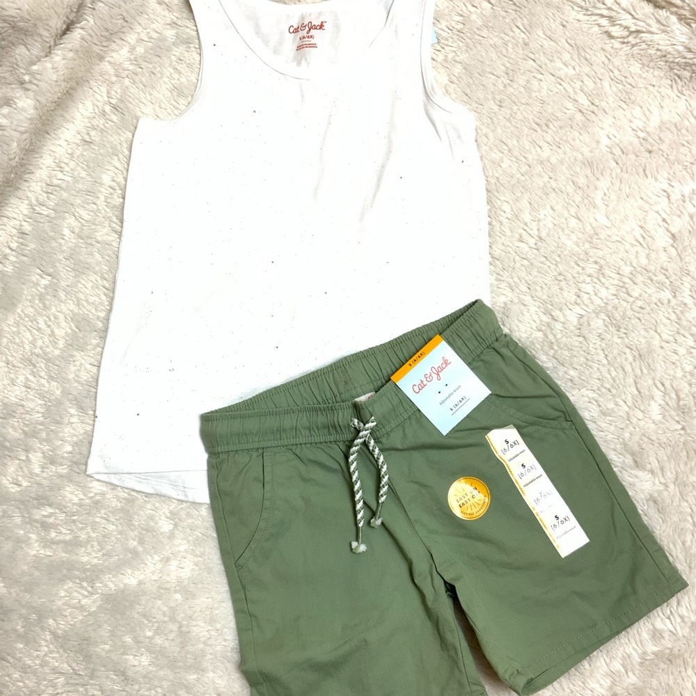 Cat & jack tank and shorts